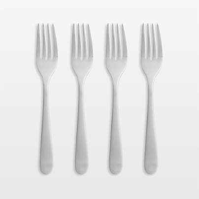 Fusion Satin Salad Forks, Set of 4