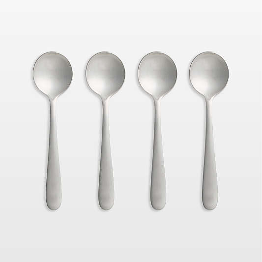 Fusion Satin Soup Spoons, Set of 4