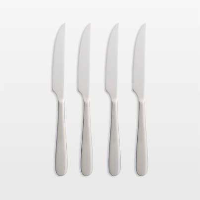 Fusion Satin Steak Knives, Set of 4