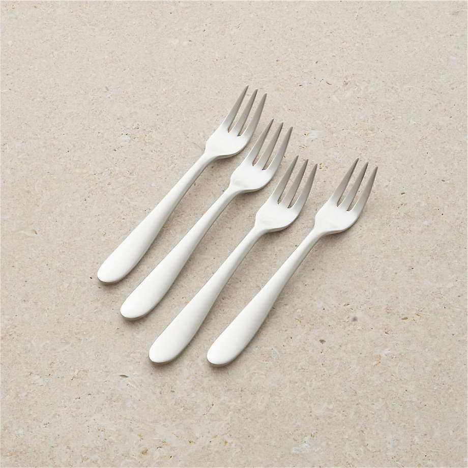 Set of 4 Fusion Appetizer Forks + Reviews Crate & Barrel