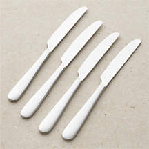 Fusion Satin Dinner Knives, Set of 4 | Crate & Barrel