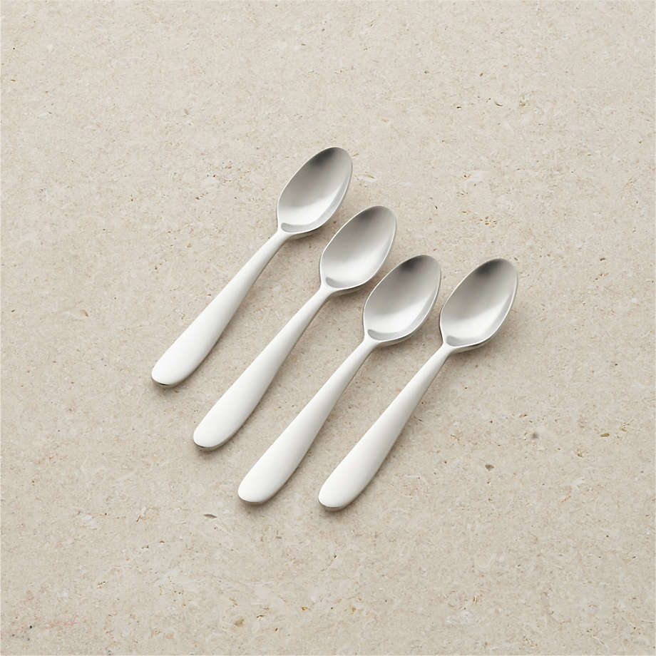Set of 4 Fusion Espresso Spoons + Reviews Crate & Barrel