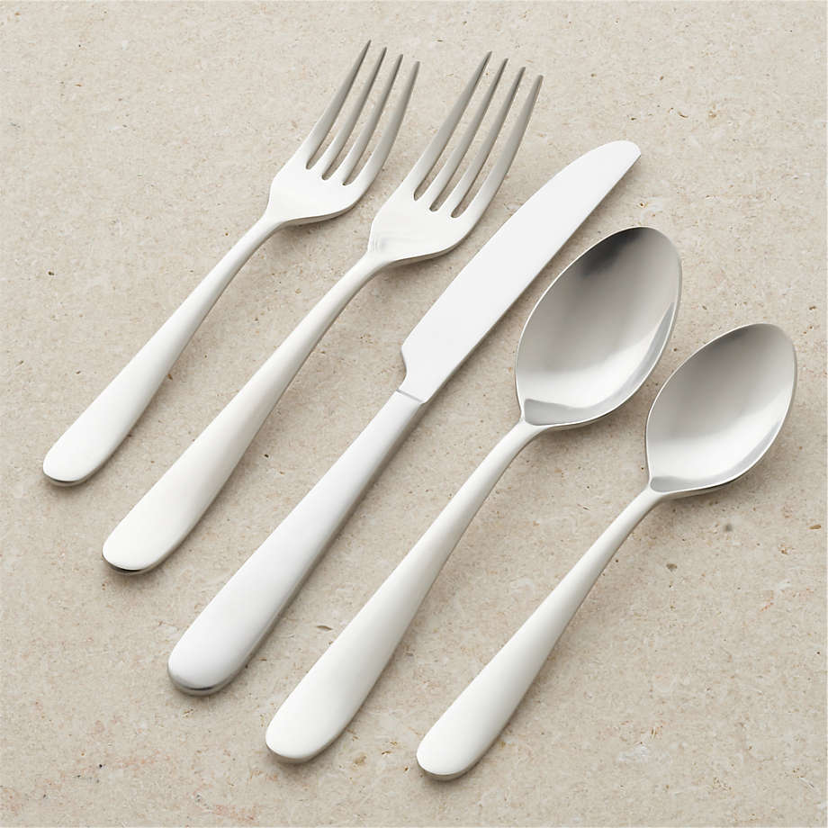 Fusion 20-Piece Flatware Set + Reviews | Crate & Barrel