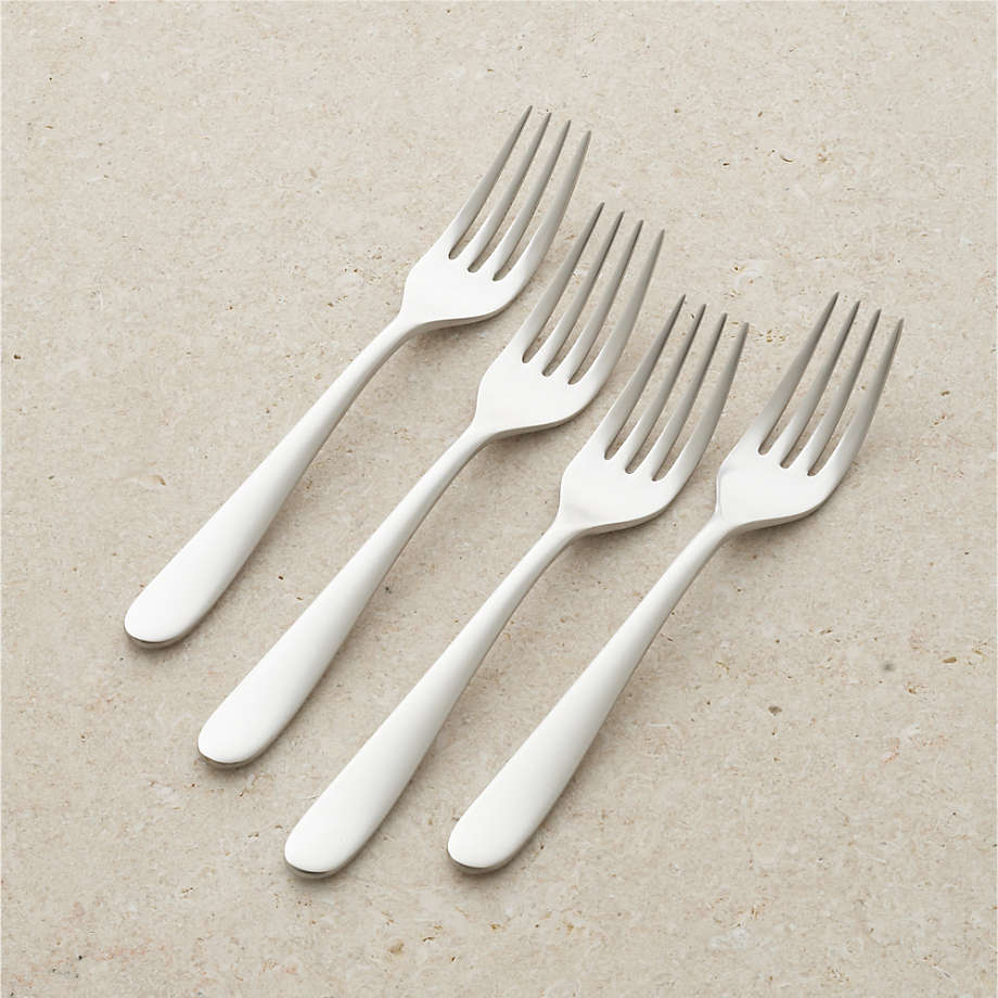 Set of 4 Fusion Salad Forks + Reviews Crate and Barrel