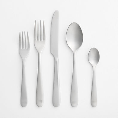 View Fusion Satin 20-Piece Flatware Set details
