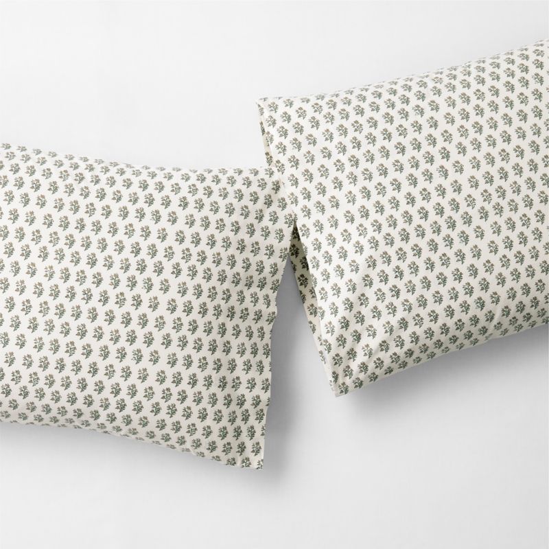 Viewing product image Favorite Washed Organic Cotton Desert Bloom Standard Pillowcases, Set of 2 - image 1 of 2
