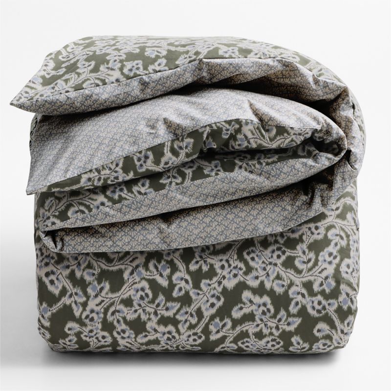 Favorite Washed Organic Cotton Winding Garden King Reversible Duvet Cover - image 6 of 7