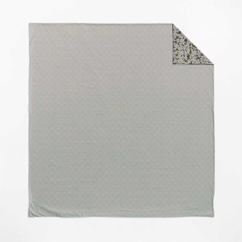 Favorite Washed Organic Cotton Winding Garden King Reversible Duvet Cover - image 5 of 7