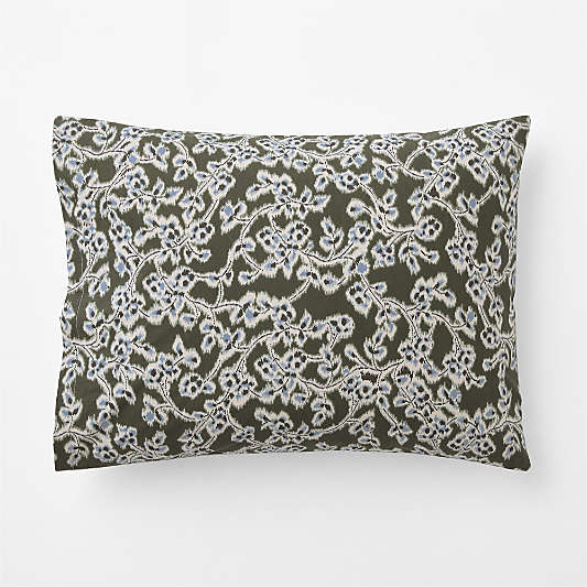 Favorite Washed Reversible Organic Cotton Winding Garden Bed Pillow Sham
