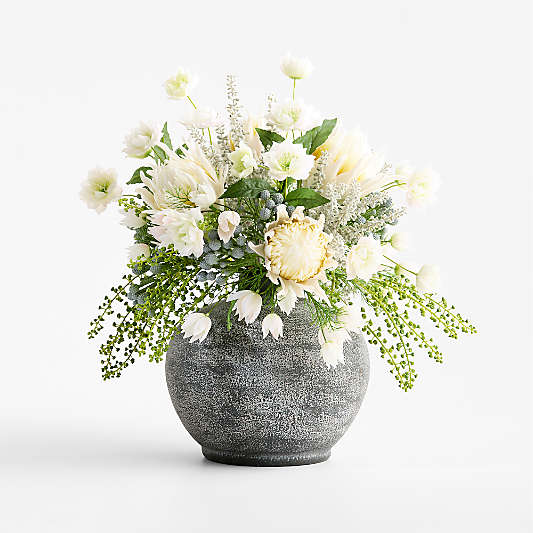 Faux Artichoke Flower Bouquet 16"