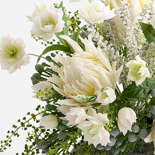 Faux Artichoke Flower Bouquet 16"