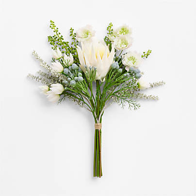 Faux Artichoke Flower Bouquet 16"