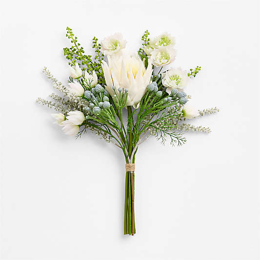 Faux Artichoke Flower Bouquet 16"