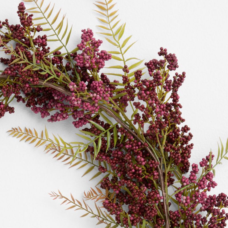Faux Burgundy Chili Berry Garland 72" - image 2 of 4