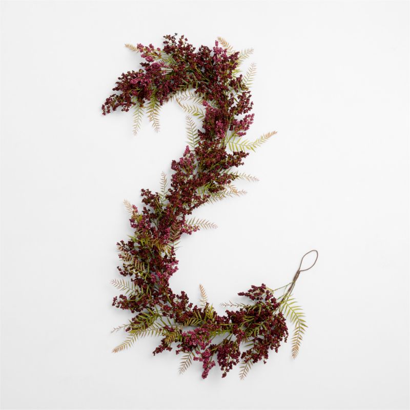 Faux Burgundy Chili Berry Garland 72" - image 1 of 4