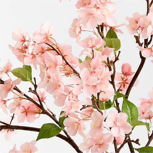 Faux Cherry Blossom Stem 50"