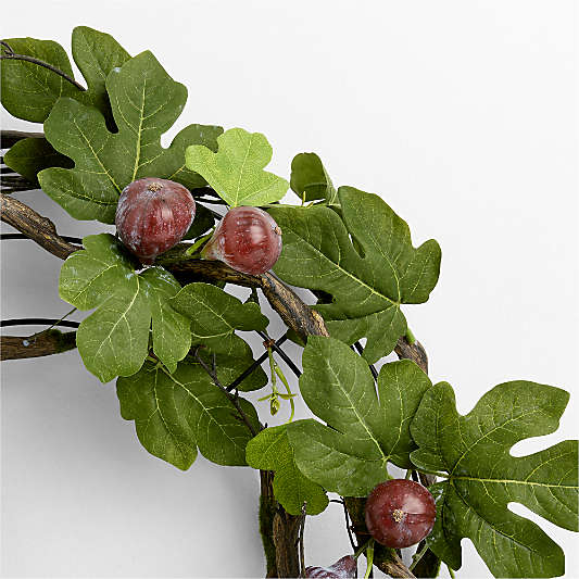 Faux Fig Wreath 28"