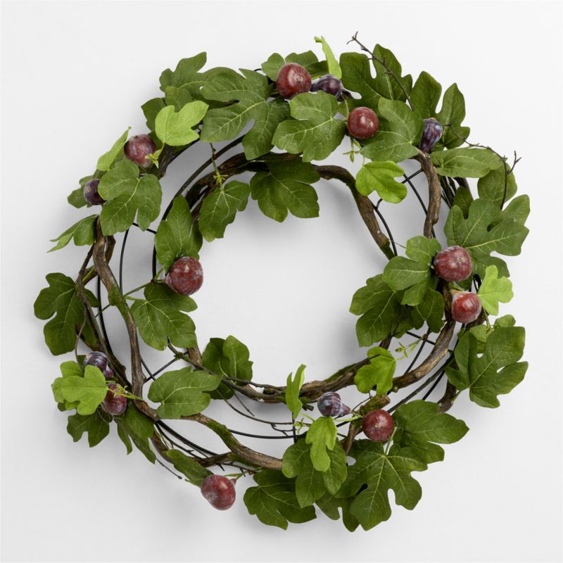 Faux Fig Wreath 28" - image 3 of 4