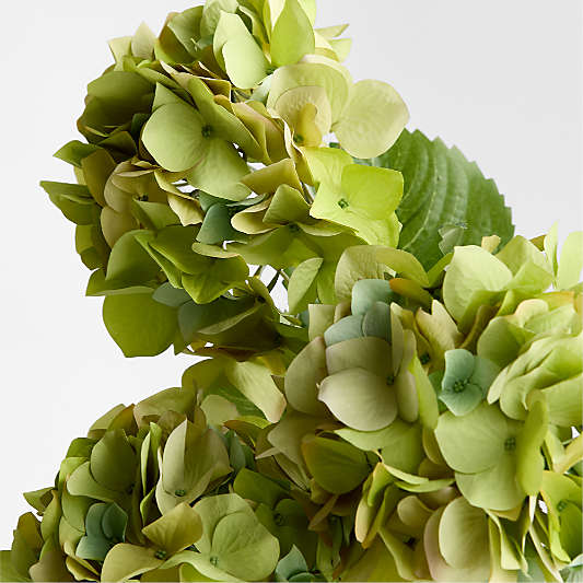 Faux Green Hydrangea Stem 30"