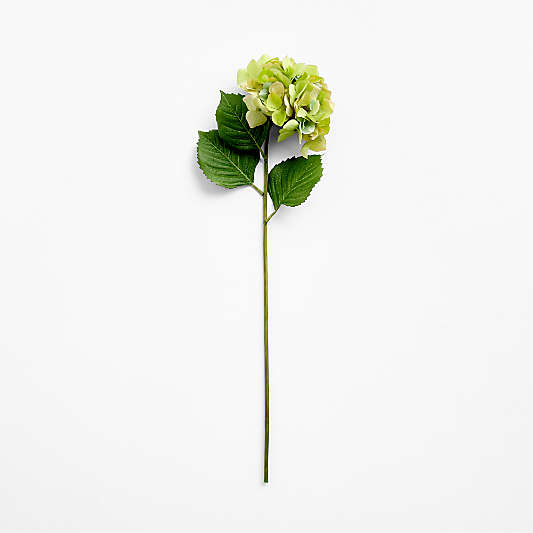 Faux Green Hydrangea Stem 30"