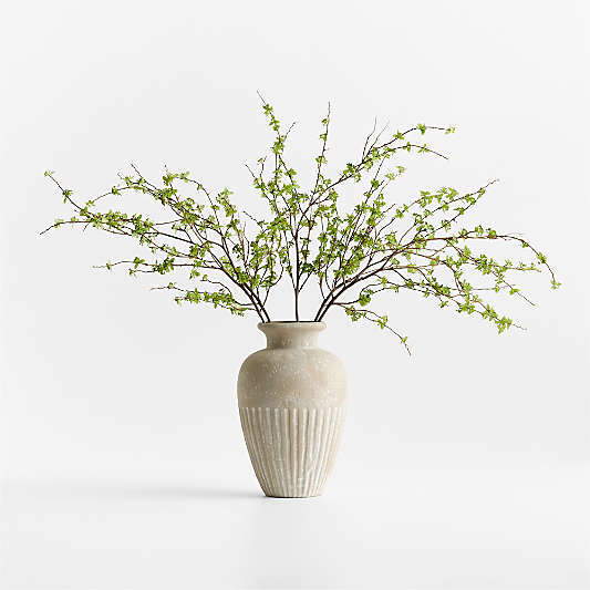 Faux Green Leaf Spray 51"