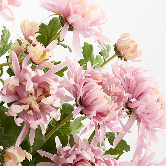 Faux Lilac Mum Stem 31"