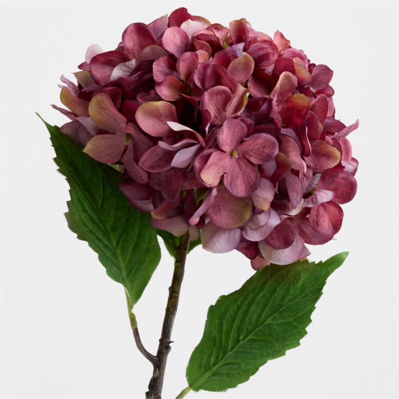 Faux Mauve Hydrangea Stem 31" - image 1 of 4