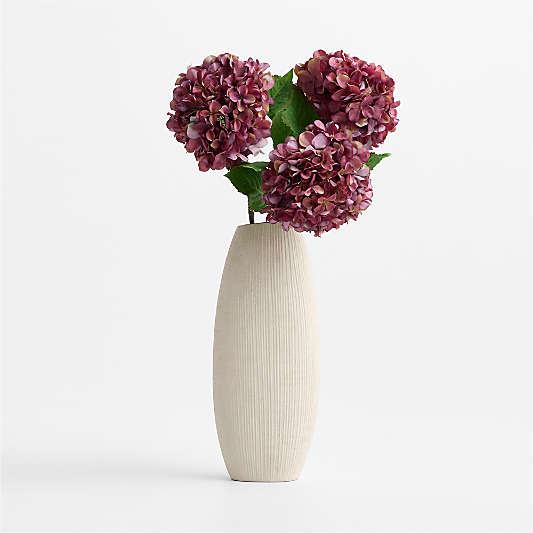 Faux Mauve Hydrangea Stem 31"