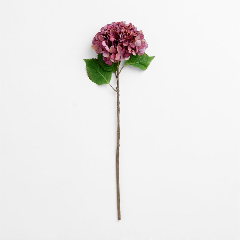 Faux Mauve Hydrangea Stem 31" - image 2 of 4