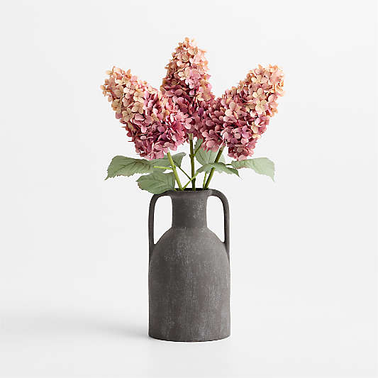 Faux Mauve Oakleaf Hydrangea Stem 30"