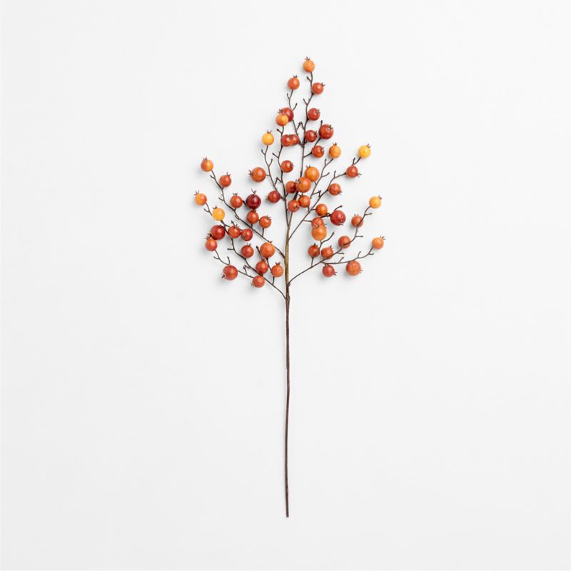 Faux Orange Crab Apple Stem 32" - image 2 of 3