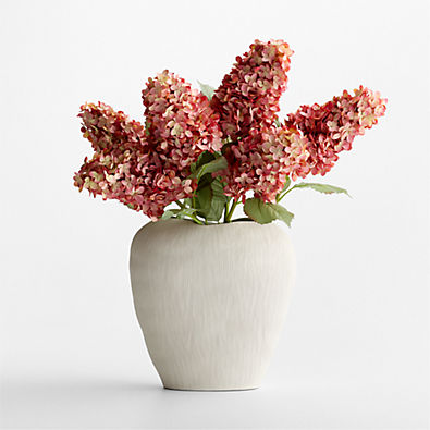View Faux Pink Cone Hydrangea 31" details