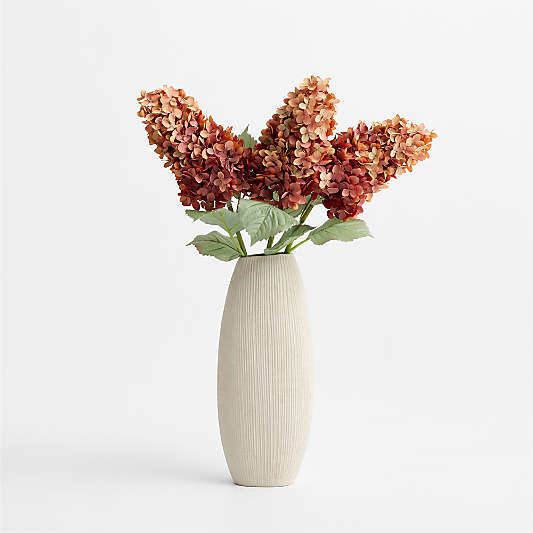 Faux Rust Oakleaf Hydrangea Stem 30"