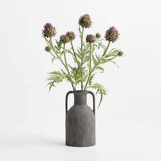 Faux Thistle Stem with Buds 37"