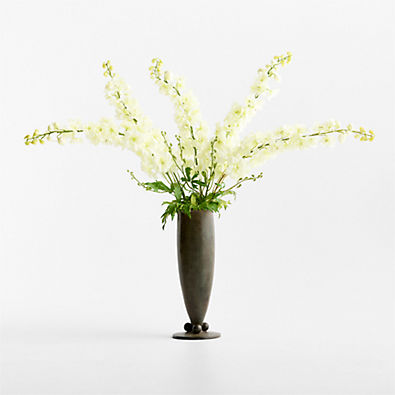 View Faux White Delphinium Stem 43" details