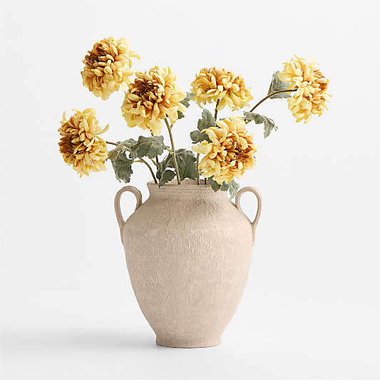Faux Yellow Chrysanthemum Bundle 35"