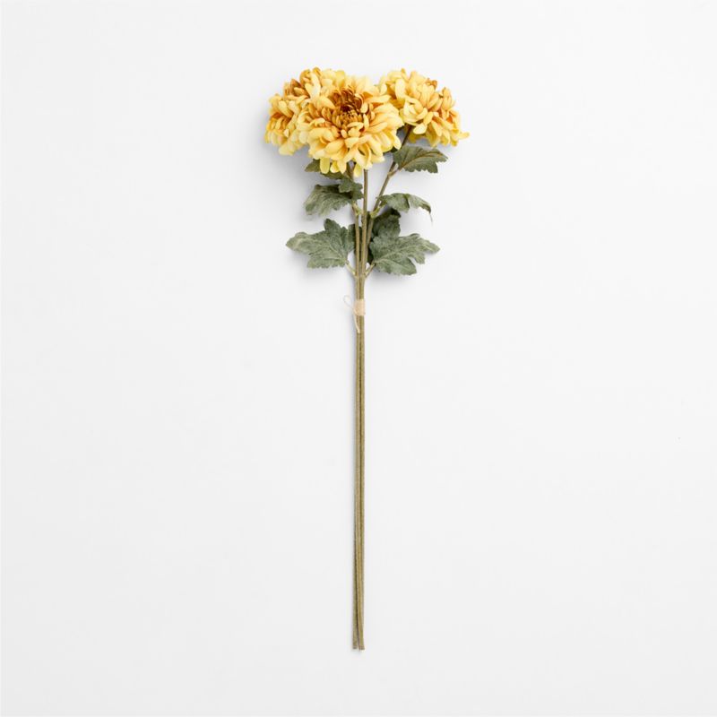 Faux Yellow Chrysanthemum Bundle 35" - image 2 of 3