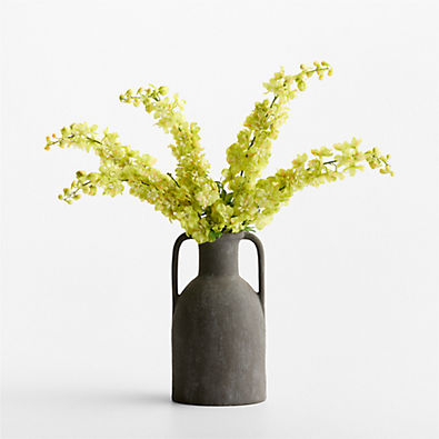 View Faux Yellow Delphinium Stem 43" details