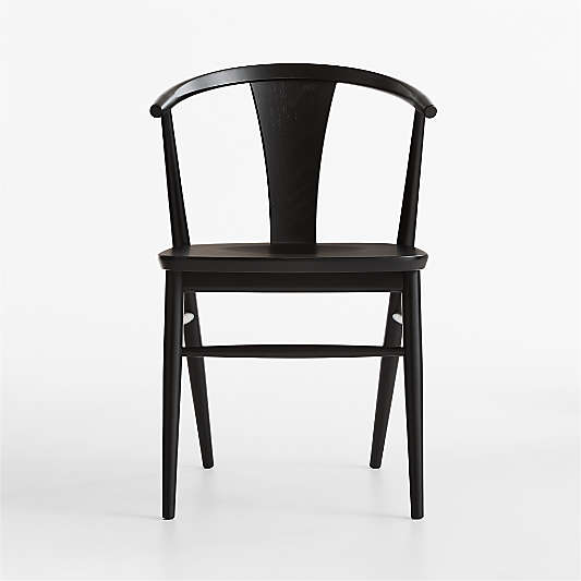 Fyn Black Wood Dining Side Chair