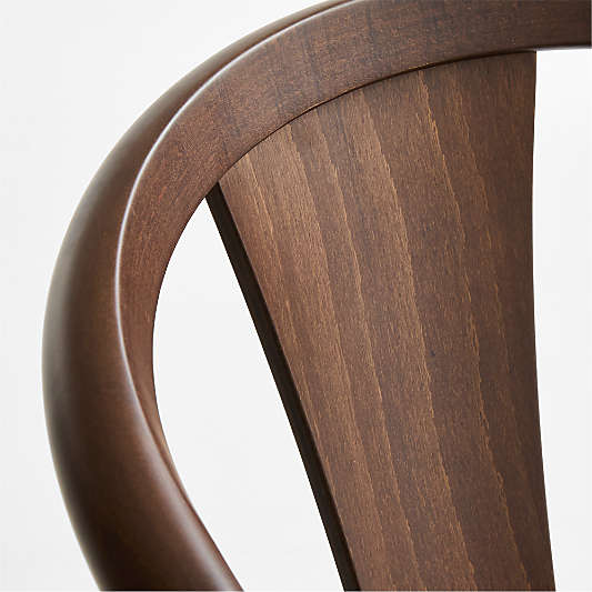 Fyn Natural Walnut Wood Dining Side Chair
