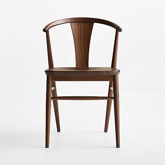 Fyn Natural Walnut Wood Dining Side Chair