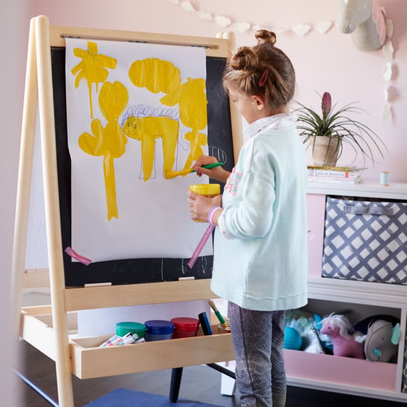 Wooden Art Easel For Kids + Reviews | Crate & Kids