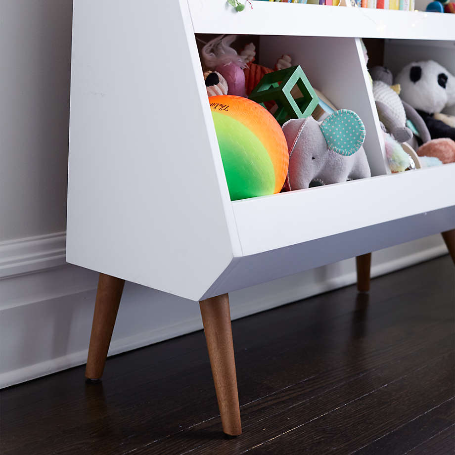Crate and barrel mid century bookcase sale