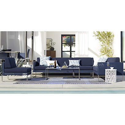 crate and barrel dune coffee table