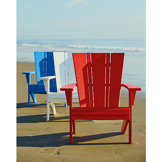 Vista II White Outdoor Adirondack Chair by POLYWOOD®