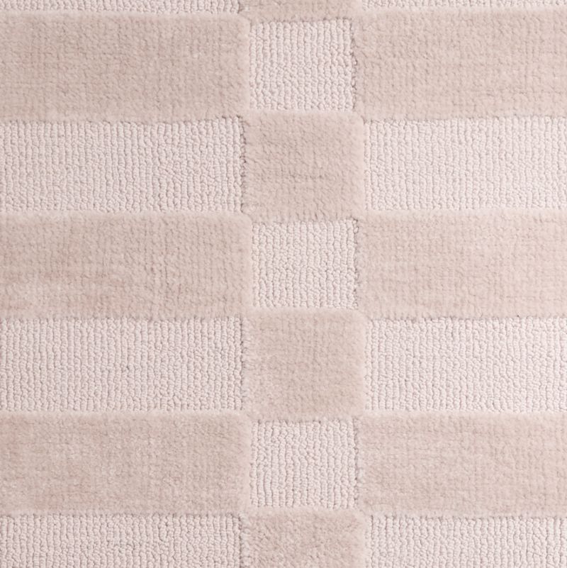 Geo Checker Lilac Rose Performance Kids Area Rug 4''x6' - image 2 of 5