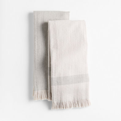 View Actually Absorbant Sage Green Organic Cotton Kitchen Towels, Set of 2 by Gaby Dalkin details