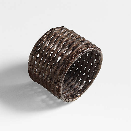 Cocoa Rattan Napkin Ring by Gaby Dalkin