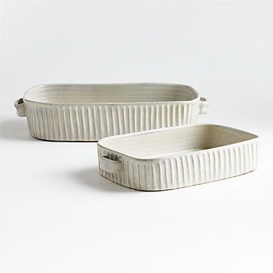View Carmel Ceramic Bakers, Set of 2 by Gaby Dalkin details