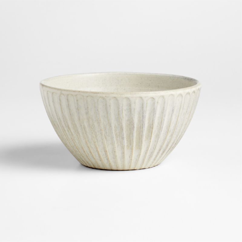 Viewing product image Carmel Ceramic Cereal Bowl with Exterior Ridges by Gaby Dalkin - image 1 of 5